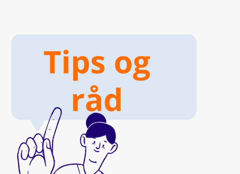 En illustrasjon med helsearbeider viser tips og råd
